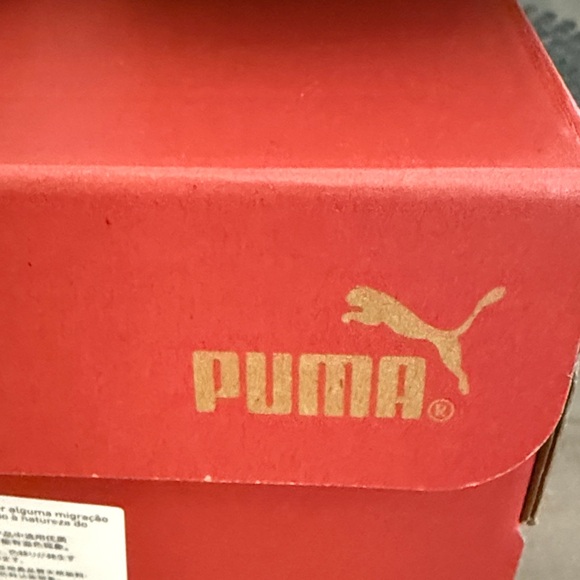 Puma White and Neon Athletic Shoes - Picture 2 of 6